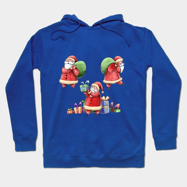 Santa Presents Hoodie by Mako Design 